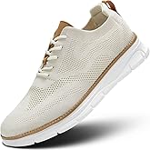 Men's Oxfords Business Shoes Fashion Mesh Casual Dress Walking Sneakers Comfortable Lightweight Soft Sole