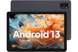 ApoloSign Android 13 Tablet,10.1 inch Touch Screen Tablets, IPS Full HD Display 8-core Processor Large Storage 8(4+4GB) RAM+64GB ROM+128GB Expandable 5000mAh Battery