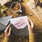 Tomoyuki 150 Pcs Pink Kraft Blank Cards 3.46x2.04 In DIY Memo Gift Tags view 7