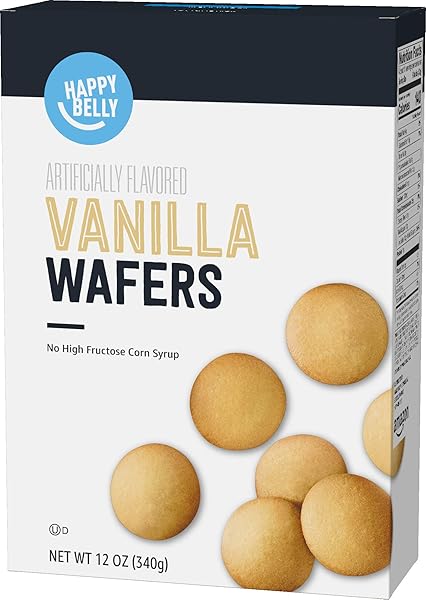AMAZON GROCERY, VANILLA WAFERS, 12 OZ