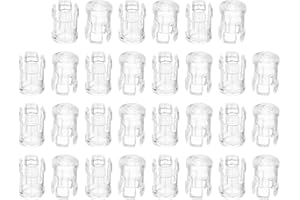 Generic 3mm Emitting Diode Holder, 100 Pack LED Holder Clip Mounting Bracket Socket Cap for Lamp Bulb Bezel Mount Panel LED D