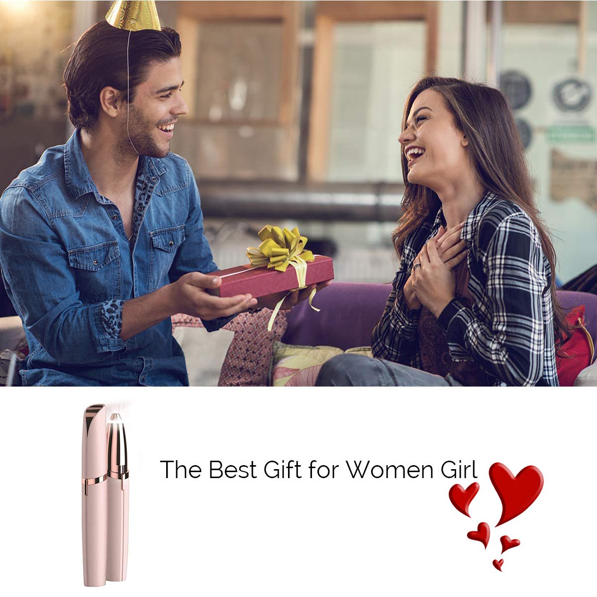 Flawlessly Hair Remover Brows Best Eyebrow Trimmer, Painless Portable