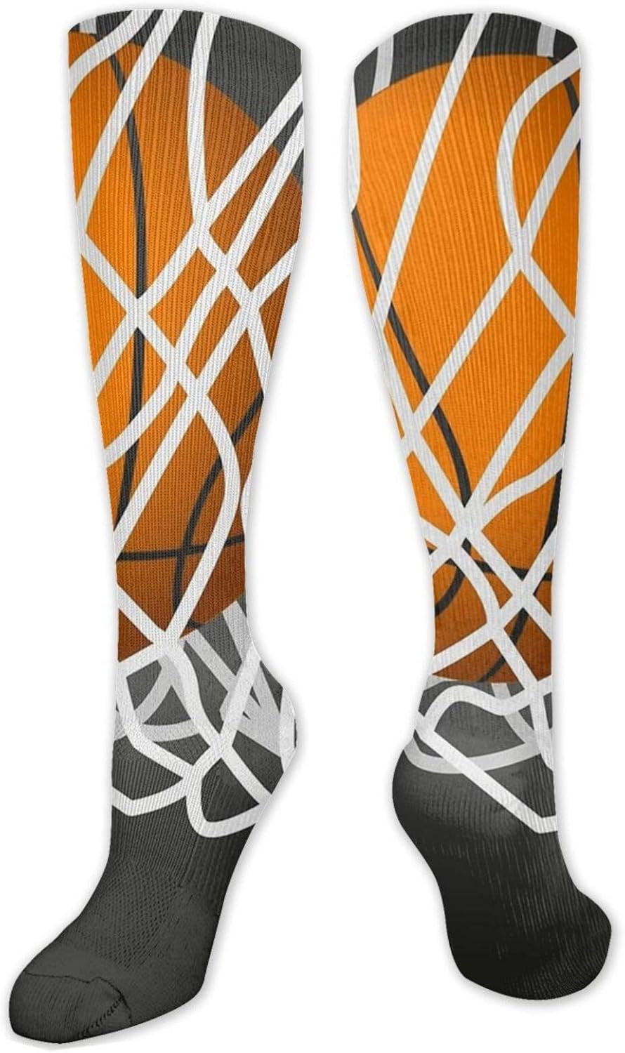 Basketball Socks Novelty Compression Socks Crew Socks for Athletic