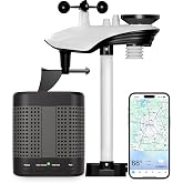 Smart WiFi Weather Station Without Display, Weatherseed&reg; AI 24-Hour/7-Day Forecast, Indoor/Outdoor Wireless, 2-Year Data Storage, 2.4G WiFi Only
