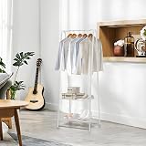 Youyijia Small Clothes Rail 60x36x151cm White Heavy Duty Metal Rack view 9