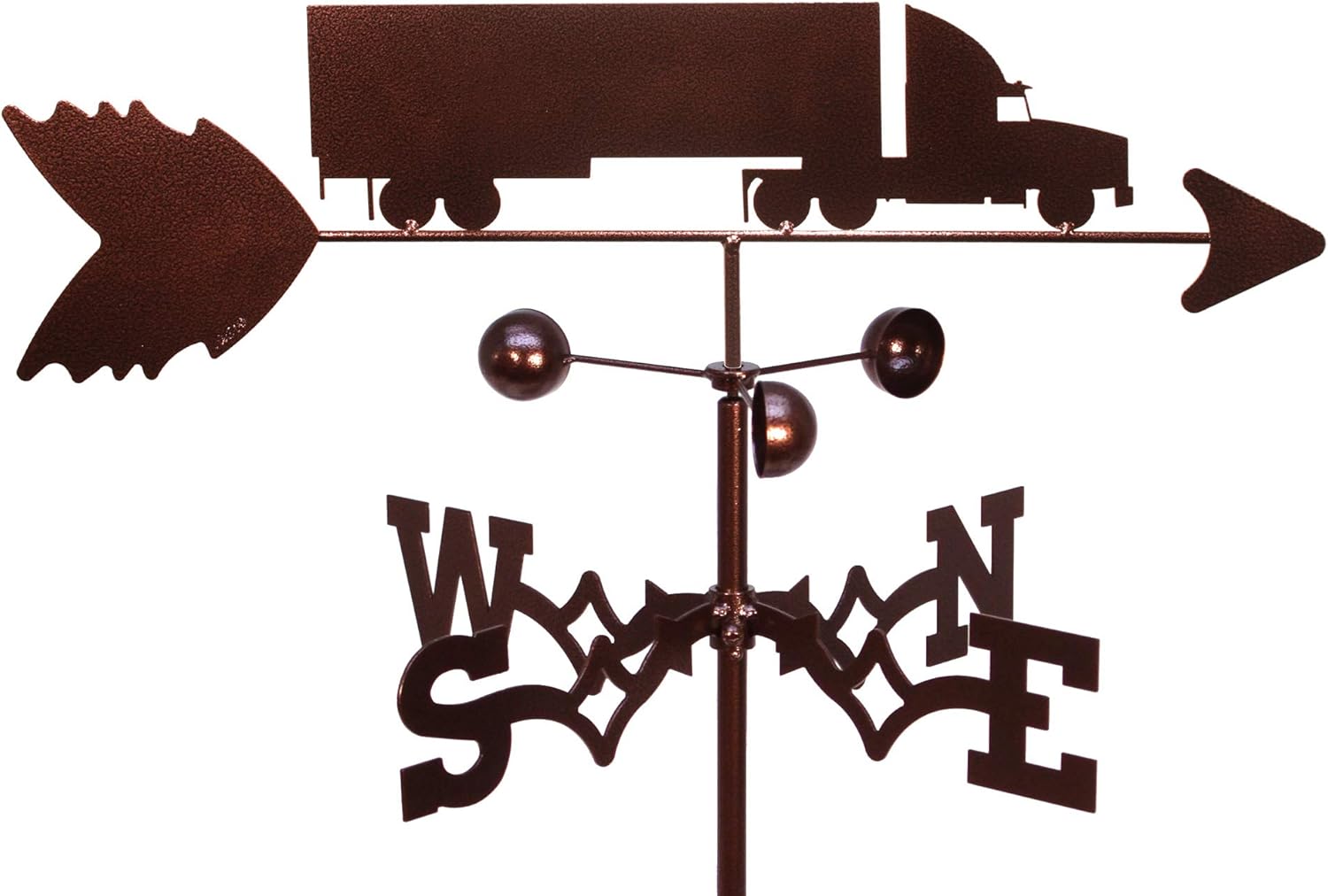 Weathervanes - SWEN Products SEMI Van Truck Weathervane (Roof Mount Included)