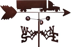 SWEN Products SEMI Van Truck Weathervane (Roof Mount Included)