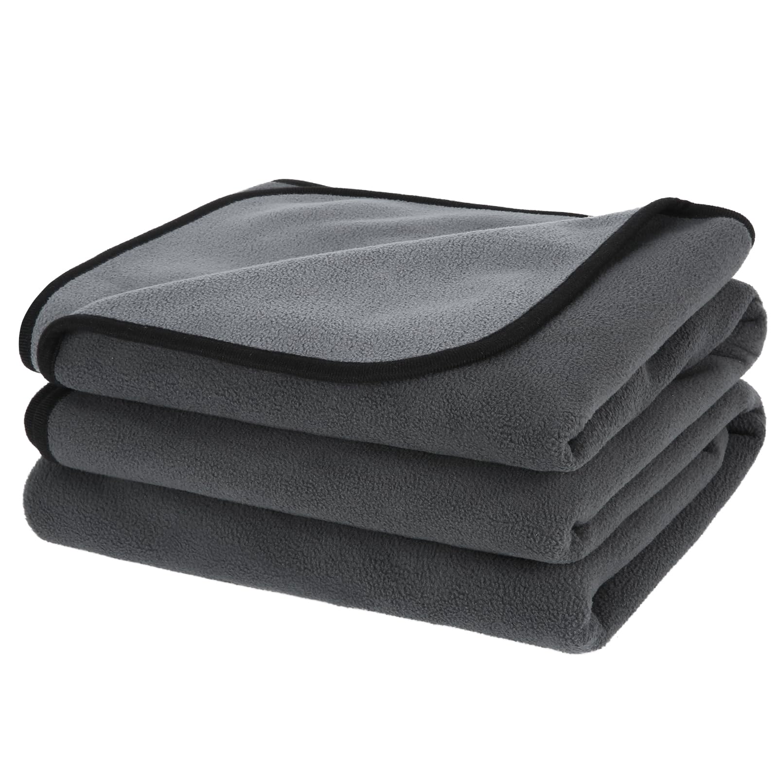 PETTOM Dog Blanket Waterproof Washable Reversible Polar Fleece Pet Throw Dog Blankets for Small Dogs & Cats, Protects Sofa Bed, Fluffy Soft Plush Throws 100 x 75 cm (40 x 30 in)