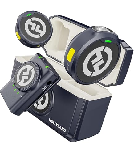 HOLLYLAND LARK M2 ワイヤレスマイク　TYPE-C Amazon.co.jp: Hollyland「2024新機」Lark M2 USB Type-C