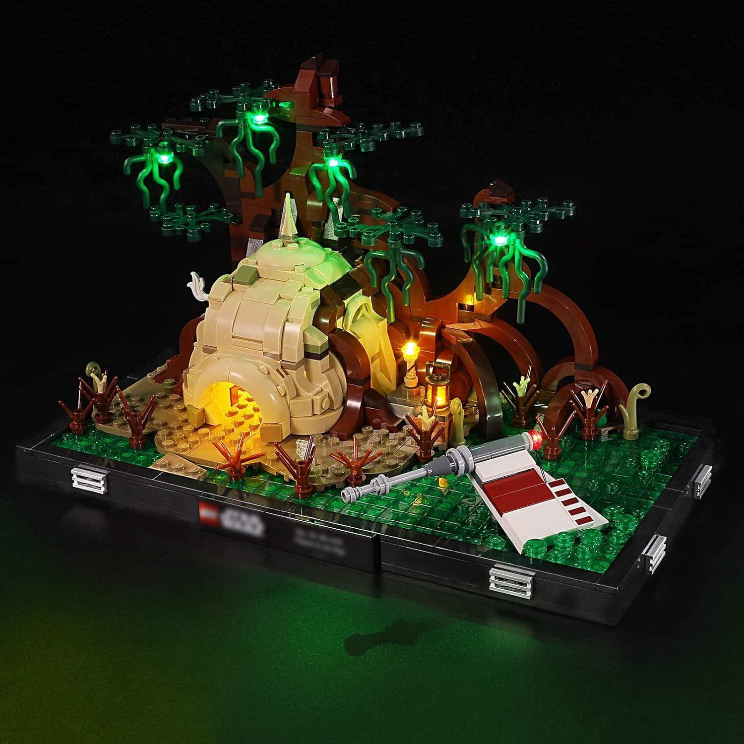 Bricklight (SET NOT INCLUDED) Led Light kit for LEGO 75330 Dagobah™ Jedi™ Training Diorama (Only Light Kit)
