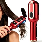 Cordless Split Ends Trimmer for Hair, Rechargeable Hair Care Tool-Red