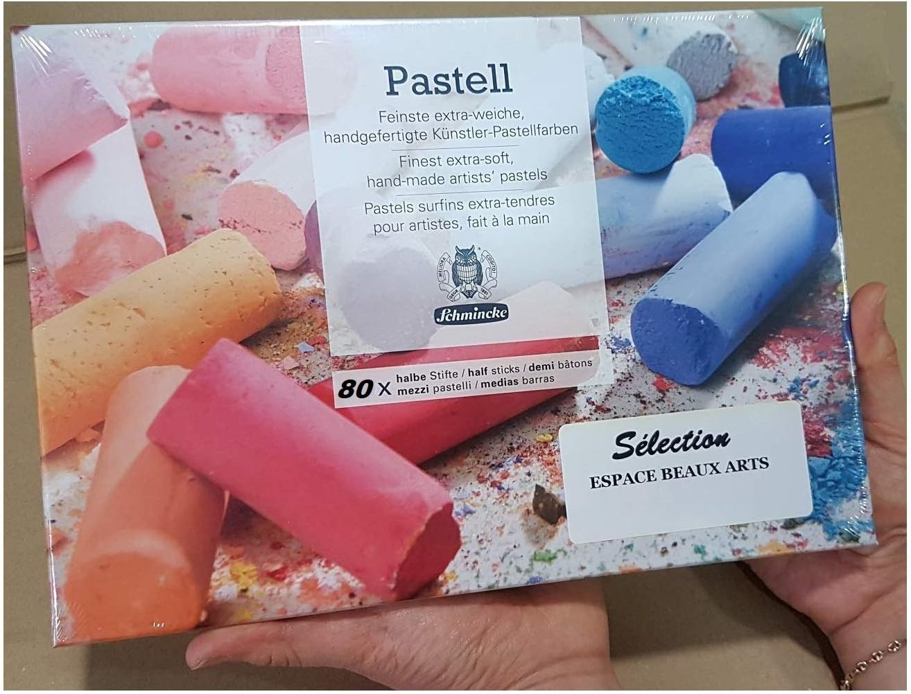 Schmincke Set of 80 Extra Soft Half Pastels (Made in Germany) Extra Fine – Artistic Quality