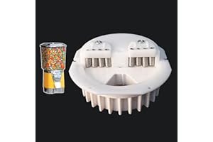 ACKSTAR Candy Dispenser Wheel for Gumball Machines - Adjustable Bulk Candy Wheel for Small Deer Candy Machines GV18. This spare part is to dispense Bulk Candy - Vending Machine Replacement Part