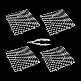 Ansodo 4pc 5mm Large Square Hama Beads Pegboard Set Clear Interlocking Fuse view 9