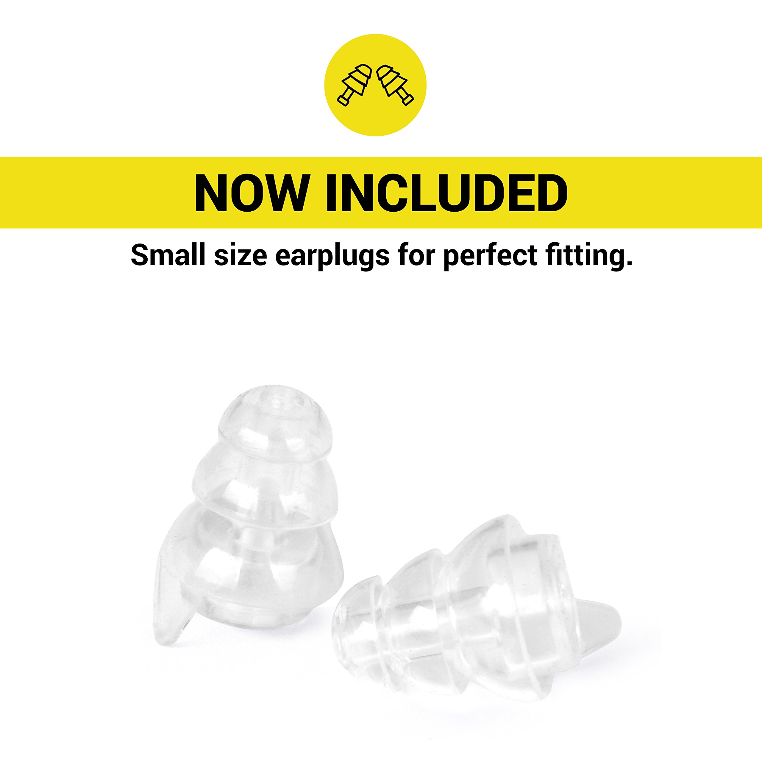 High Fidelity Reusable Earplugs By HearWard Noise Reduction Ear Plugs