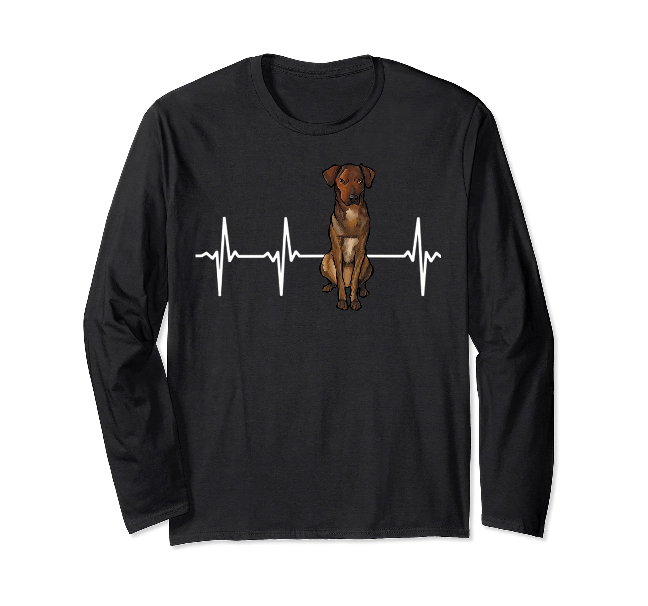 Plott Heartbeat Dog Lover Long Sleeve T-Shirt