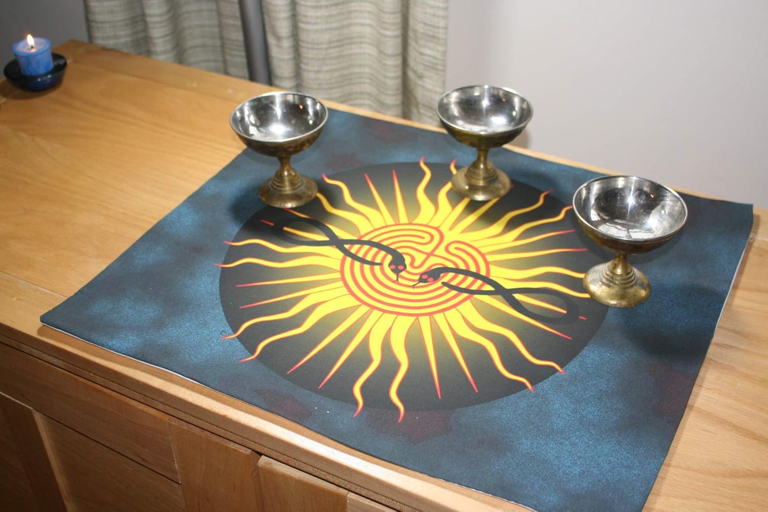 Minoan Inspired Pagan Altar Cloth Or Wicca Altar Cloth Altar Cloth