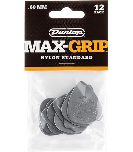 Dunlop 417P1,5 Alligator-Griff Standard-Gitarren-Plektren, 1,5 Mm, 12er