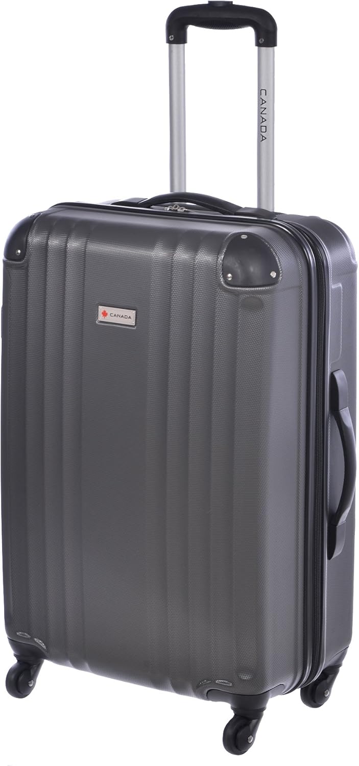 Canada 24 inch Charcoal Lightweight Hard Side Wheeled