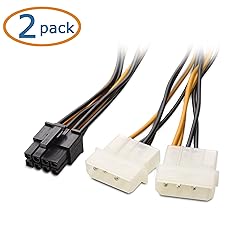 Cable Matters 2-Pack 8-Pin PCIe to Molex (2X) Power