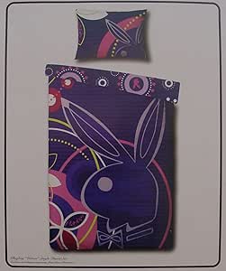 Amazon.com: PLAYBOY URBAN REVERSIBLE SINGLE BED DUVET ...