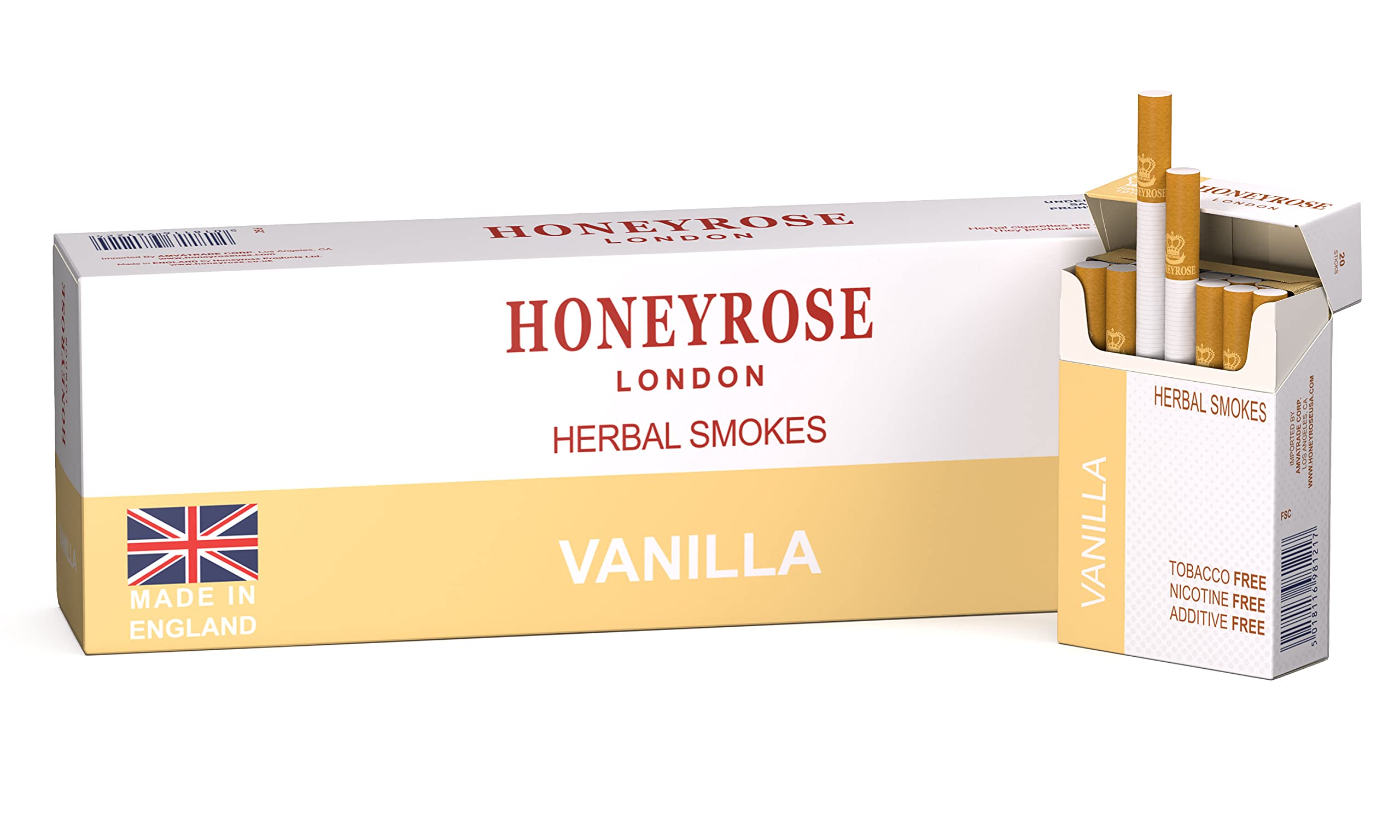 Honeyrose Vanilla - 1 Carton/10 packs