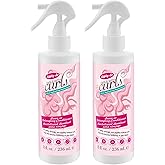 Dippity-Do Girls With Curls De-Frizz Leave-In Detangling Conditioner Duo | Hydrating spray with coconut oil &amp; honey. Melts knots, blocks humidity, and adds natural UV protection without weight.