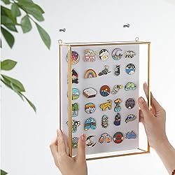 JUXYES 8x10 inches Gold Shadow Box Frame Display