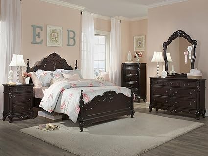 Amazon Com Cinderella 4 Pc Queen Bedroom Set By Home