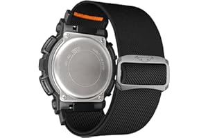 Abanen Soft Stretchy Loop Durable Elastic Nylon Adjustable Braided Watch Band for Casio gshock DW-5600/8900, GA-100/GW-B5600/GB-5600 /GW-6900