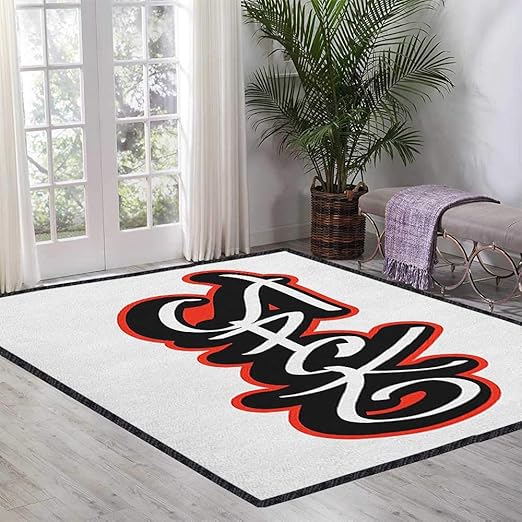 Amazon Com Jack Home Decor Rug Graffiti Font Style Male Name Hip