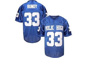 MESOSPERO Al Bundy 33 Polk High Football Jersey for Men S-XXXL Blue