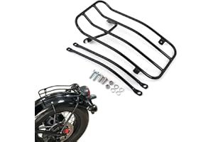 GYMARK Motorcycle Luggage Rack Rear Tailstock Rack for Triumph Bonneville T100 Bobber 2017-2020 Heavy Duty Loading Motorbike Cargo Shelf Accessories