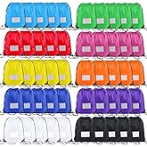 50 Pcs Drawstring Bags,Bulk Draw String Backpack, Cinch Bag Sackpack for Travel Gym Sport, 10 Colors