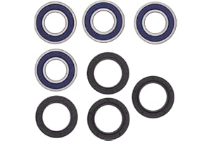 BossBearing Both Front Wheel Bearing and Seal Kit for Honda TRX250/TRX300 Fourtrax 2WD