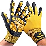Pet Grooming and Bathing Gloves - Effective Pet Hair Remover for Cats, Dogs & Horses - Long & Short Fur - Enhanced Nubs Design Captures 2X More Hair