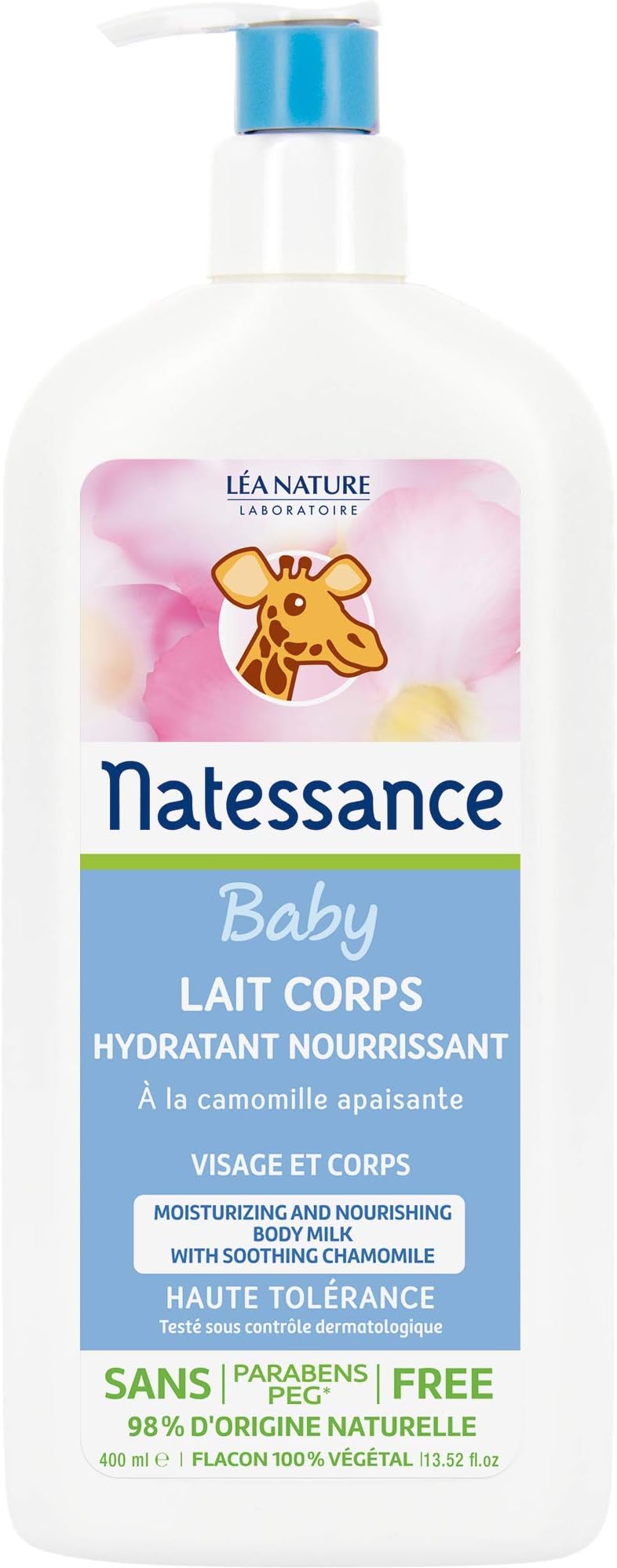 Natessance Nourishing Moisturising Body Lotion 400 ml - Pack of 4
