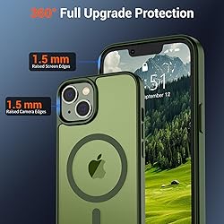 SUPFINE Magnetic for iPhone 14 Case & iPhone 13