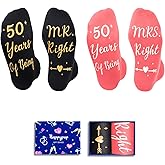 HAPPYPOP Birthday Gifts Ideas - Women 35-50 Year Old Socks, 55-80 Year Old Bday Gifts 2 Pack