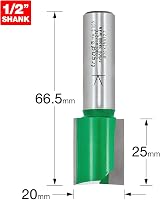 Trend Trend CraftPro Straight Two Flute Router Cutter Bit 1/2 in Shank 20mm view 3