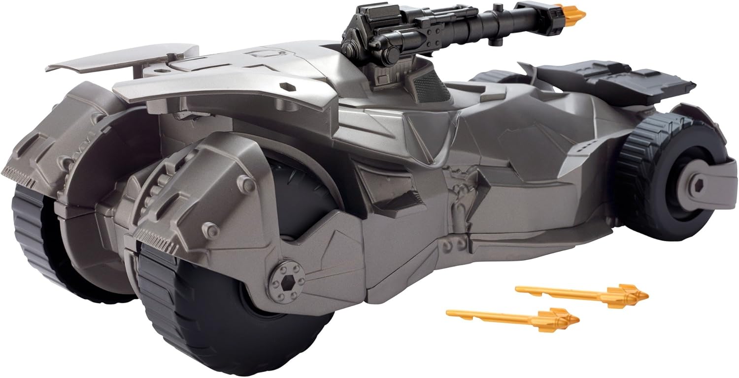 Mattel FGH58 Justice League Cannon Blast Batmobile Vehicle in Open Tray, 12" - Image 4