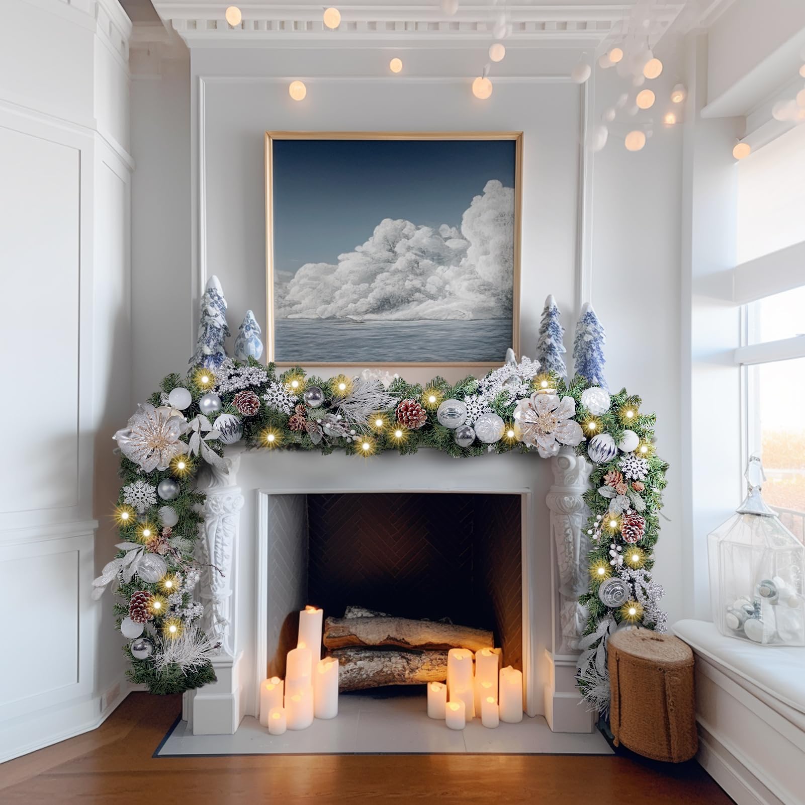 Pre-lit Christmas Garland