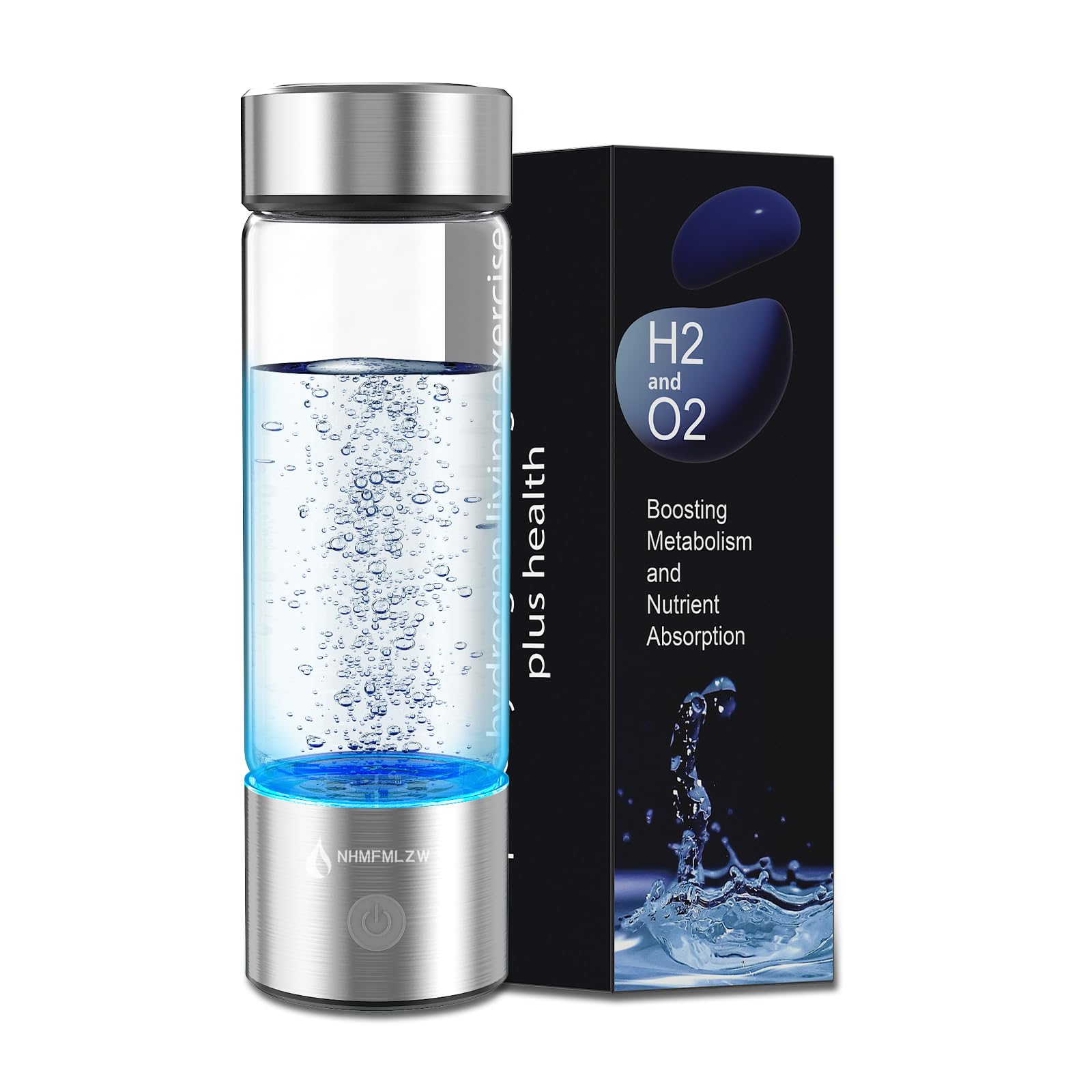 Photo 1 of Hydrogen Water Bottle, 2025 Upgrade Portable 420ml Hydrogen Water Ionizer, 3 Min 2200PPB Rechargeable Hydrogen Water Bottle with SPE PEM Technology