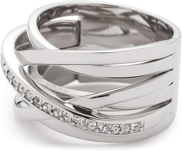 Bague en verre transparent Clearance