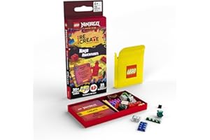 AMEET Lego NINJAGO Recreate Activity Cards – Ninja Adventures | Ninja-Themed Building Game with 30+ Activity Cards & 25 Lego Elements | Ages 6+