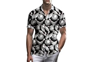 Stazary Neon Shirts for Men Button Up Shirts,Mens Neon Shirt Hawaiian Shirt for Men,Mens Beach Shirts Neon Clothes