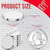 FINDMAG 12 Pack Neodymium Magnets 30 x 3 mm 8 KG With Double-Sided Adhesive view 7