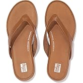 FitFlop Women's Gracie Leather Flip Flop Sandal | Casual Sandals