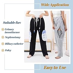 Catheter Pants, Urine Bag Holder with Double