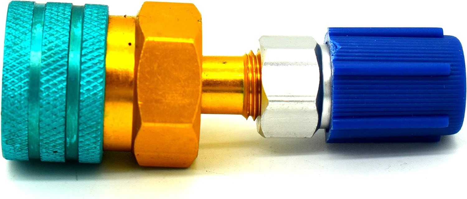 R12 to 134A Hose Adapter Fitting Connector Fudoray R1234YF to R134A Air